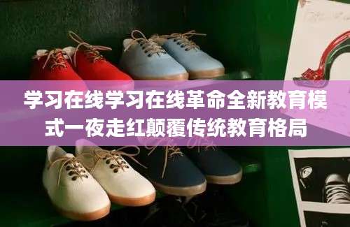 学习在线学习在线革命全新教育模式一夜走红颠覆传统教育格局