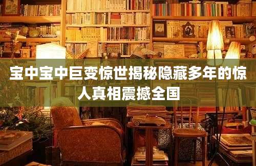 宝中宝中巨变惊世揭秘隐藏多年的惊人真相震撼全国
