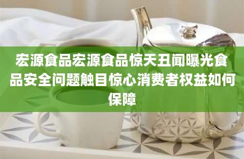 宏源食品宏源食品惊天丑闻曝光食品安全问题触目惊心消费者权益如何保障