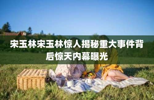 宋玉林宋玉林惊人揭秘重大事件背后惊天内幕曝光