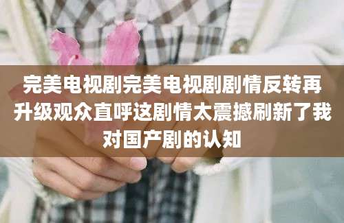 完美电视剧完美电视剧剧情反转再升级观众直呼这剧情太震撼刷新了我对国产剧的认知