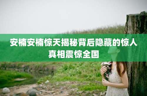 安楠安楠惊天揭秘背后隐藏的惊人真相震惊全国